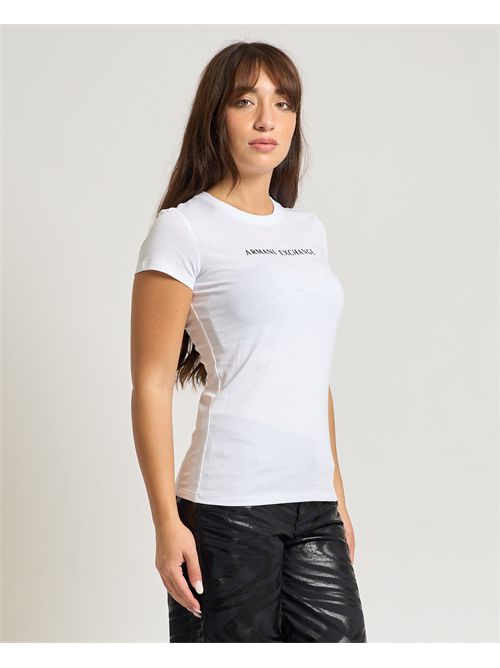 AX women's basic crew neck T-shirt ARMANI EXCHANGE | XW002038-AF10356U0002